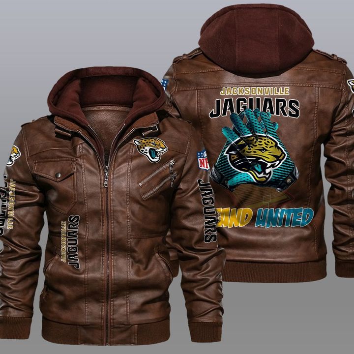 NFL Jacksonville Jaguars leather jacket 5
