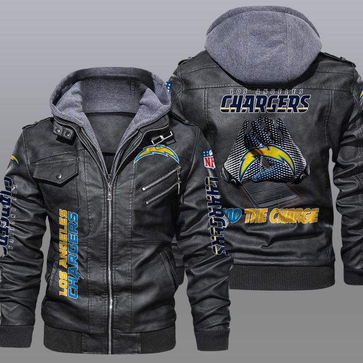 NFL Los Angeles Chargers leather jacket 4