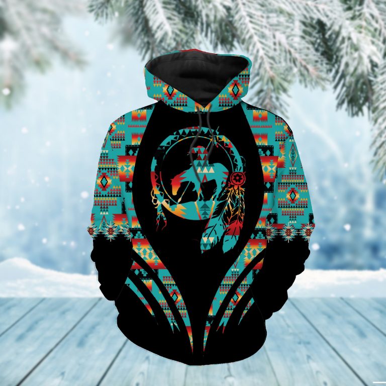 Native The Trail of Tears Pattern 3d hoodie 9
