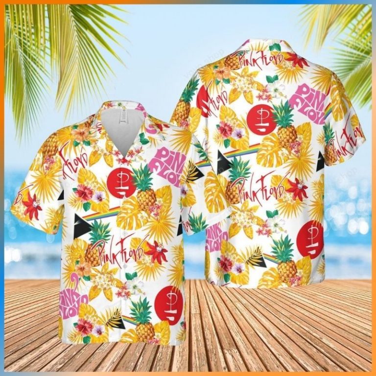 Pink Floyd pineapple Hawaiian shirt, short 10