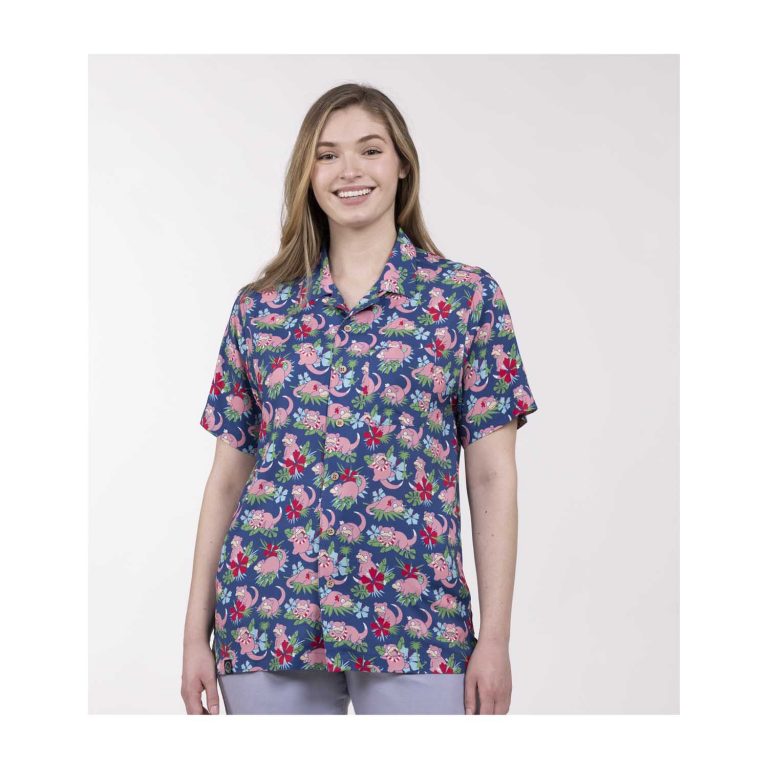 Pokemon tropical slowpoke hawaiian shirt 4