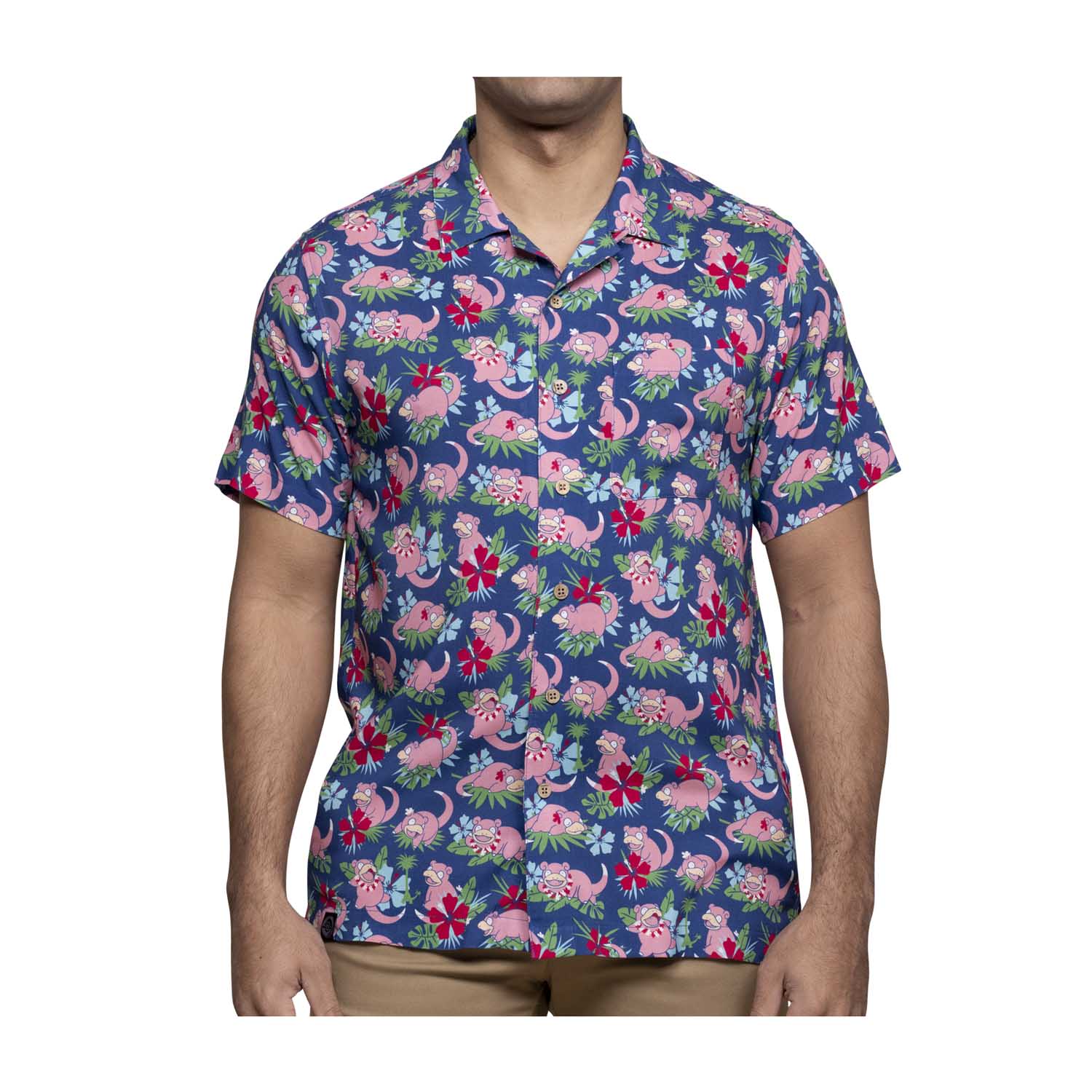 Pokemon tropical slowpoke hawaiian shirt