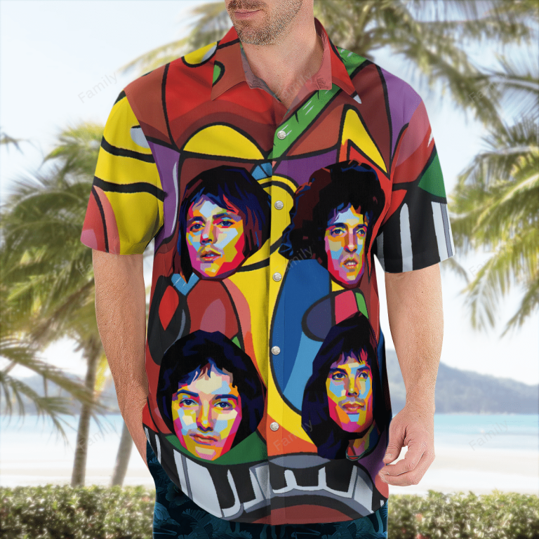 Queen Freddie Mercury Hawaiian shirt 27