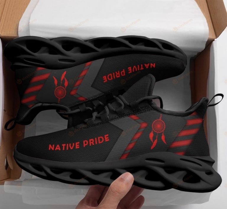 Red Native Pride Clunky Max soul shoes 12