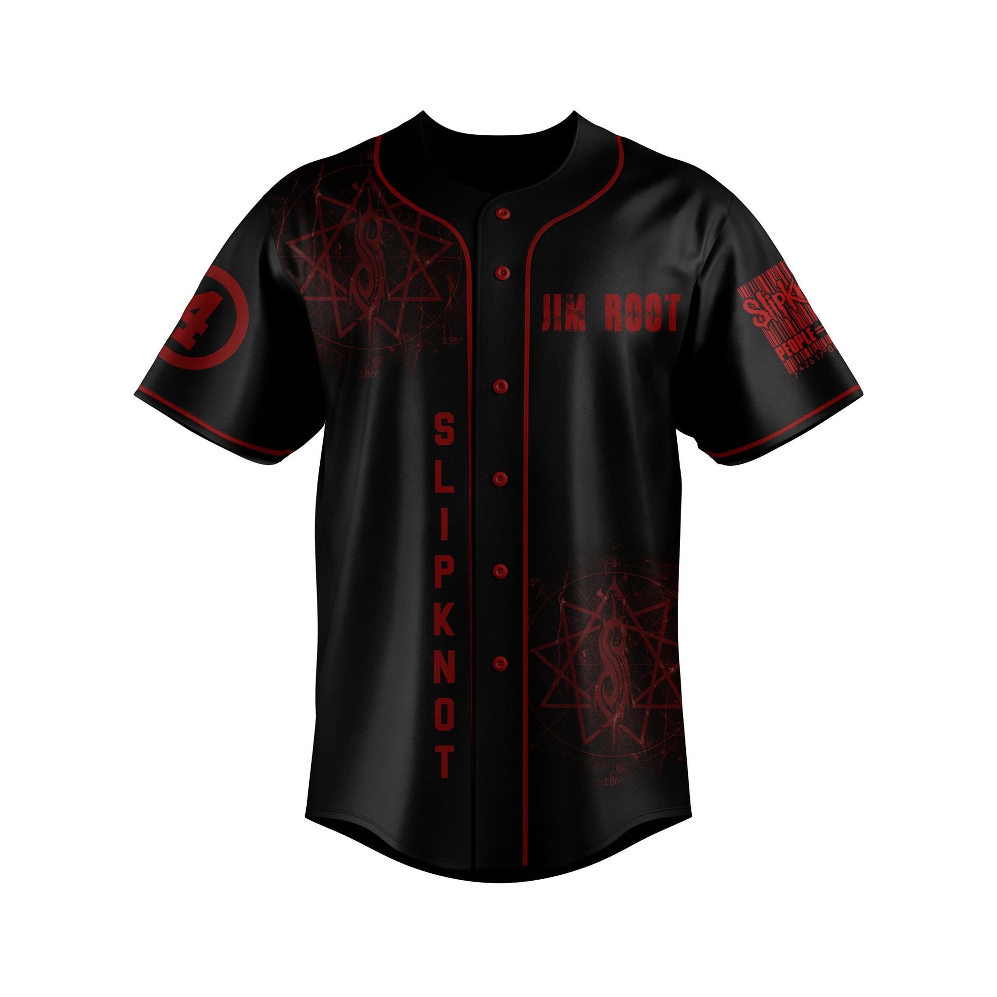 Slipknot custom name baseball jersey 2