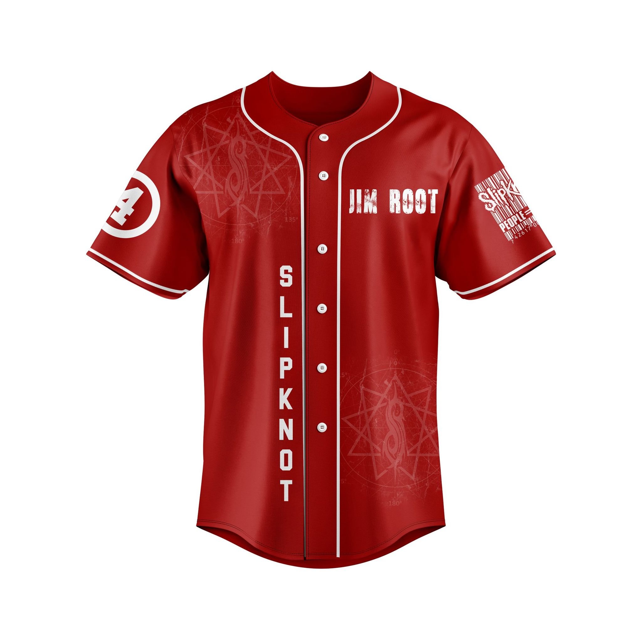 Slipknot custom name baseball jersey 5