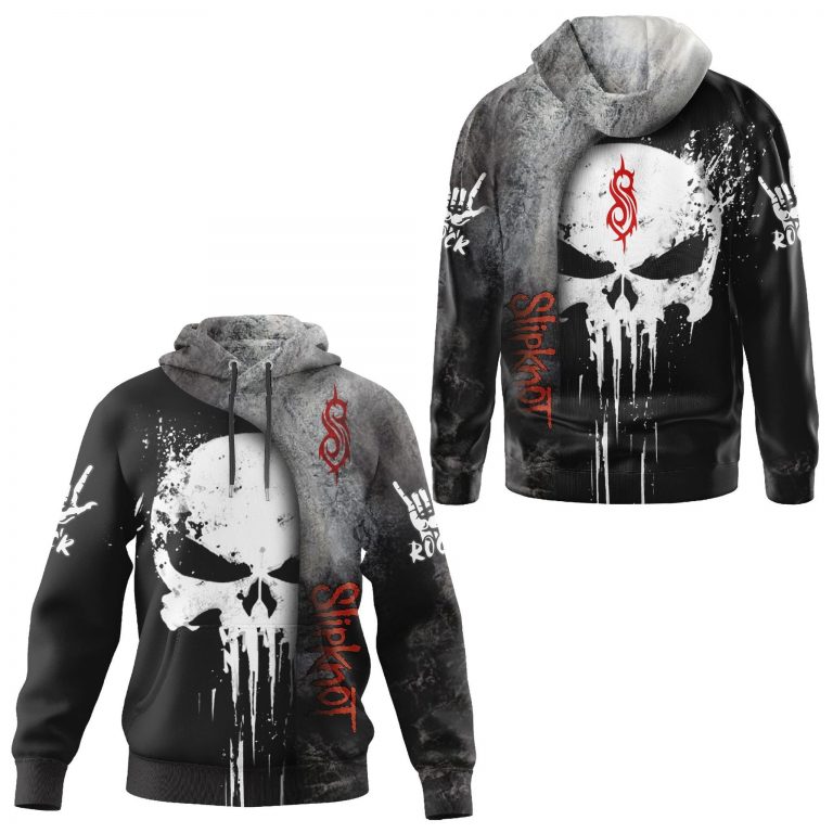 Slipknot skull 3d hoodie and shirt 2