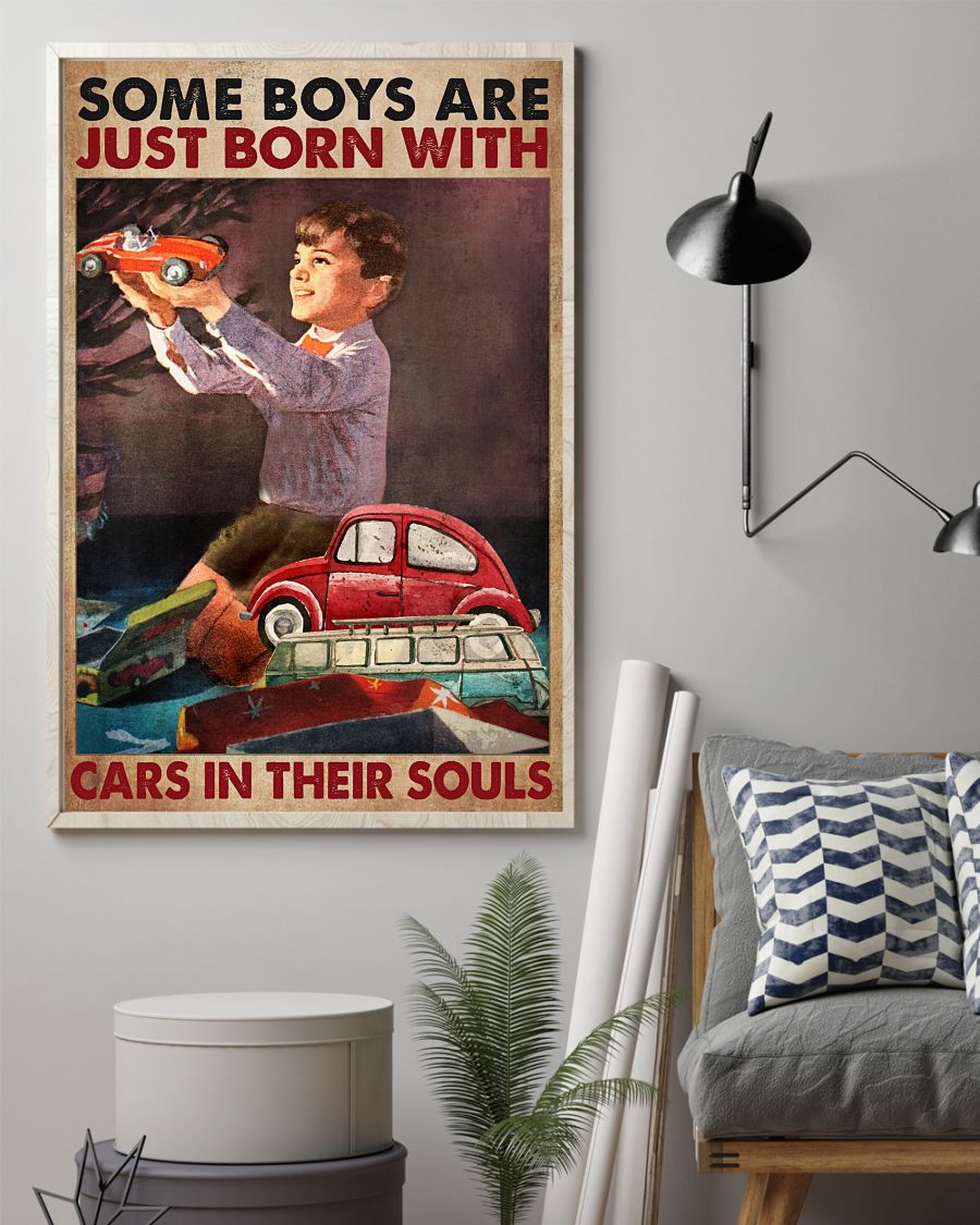 Some boys are just born with cars in their souls poster 7