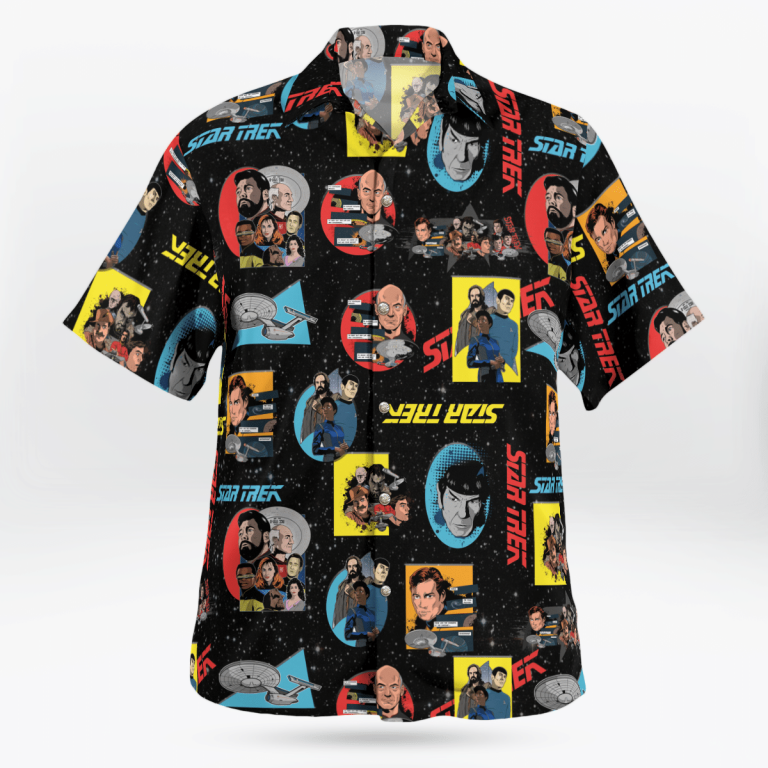 Star Trek Characters Hawaiian shirt 1