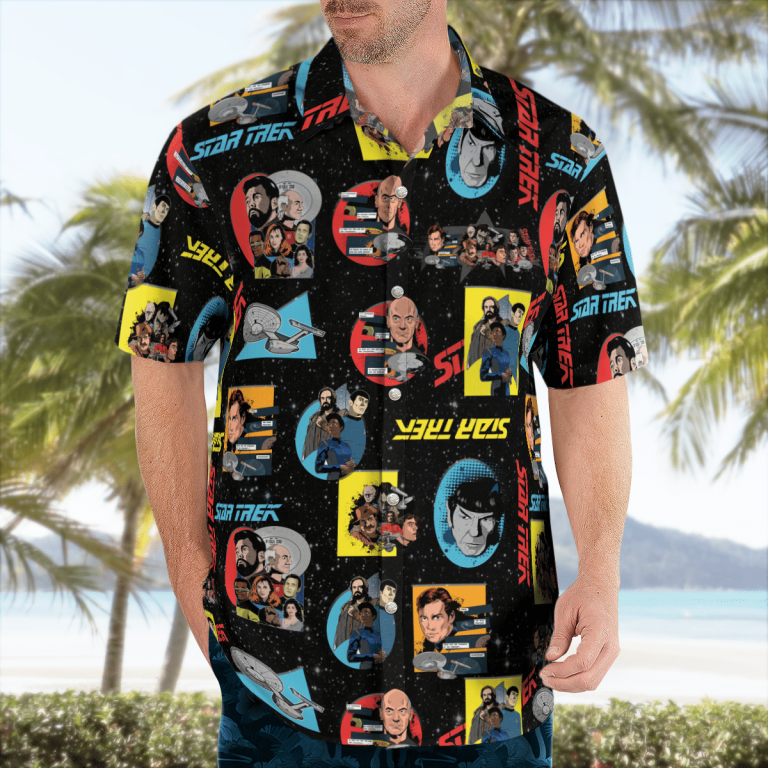 Star Trek Characters Hawaiian shirt 2