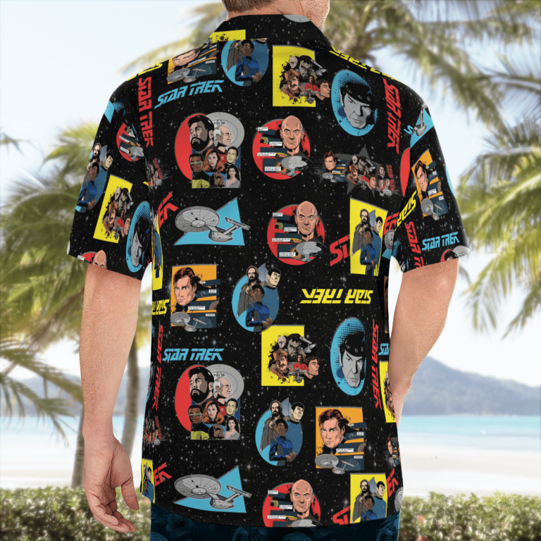 Star Trek Characters Hawaiian shirt 3