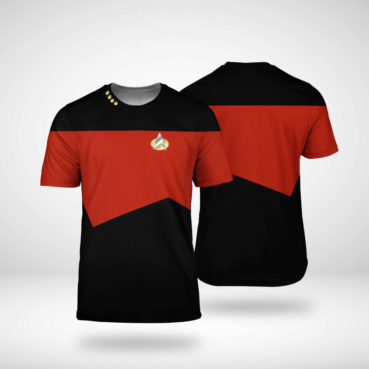 Star Trek captain 3d shirt 1