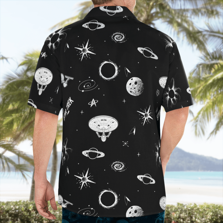 Star Trek dark galaxy Hawaiian shirt 4
