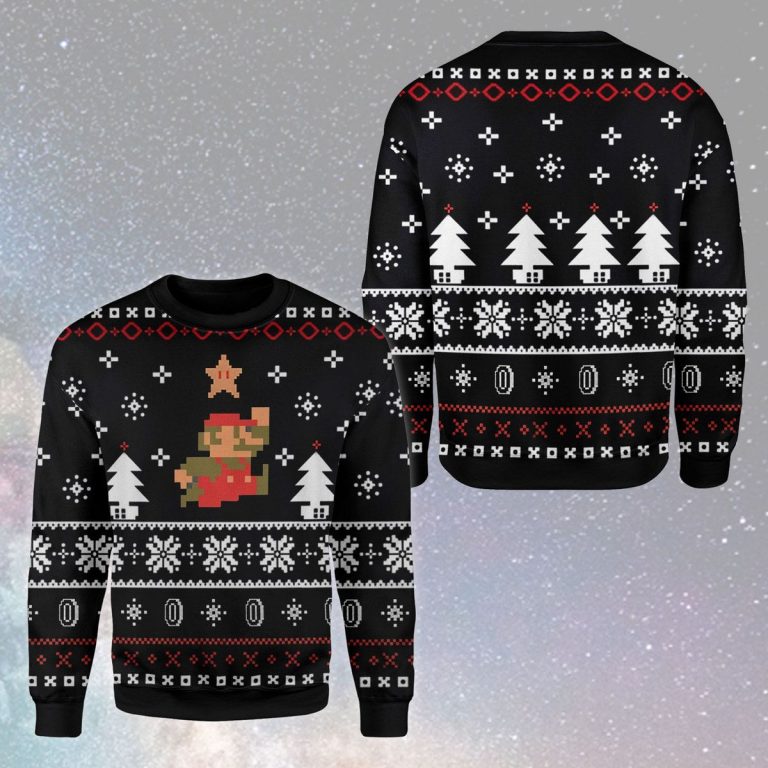 Super Mario Ugly Christmas Sweater 8