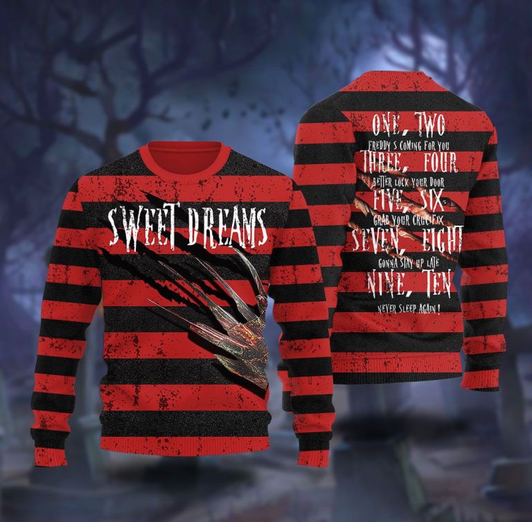 Sweet dreams one two Freddy is coming 3d shirt hoodie sweatshirt 10