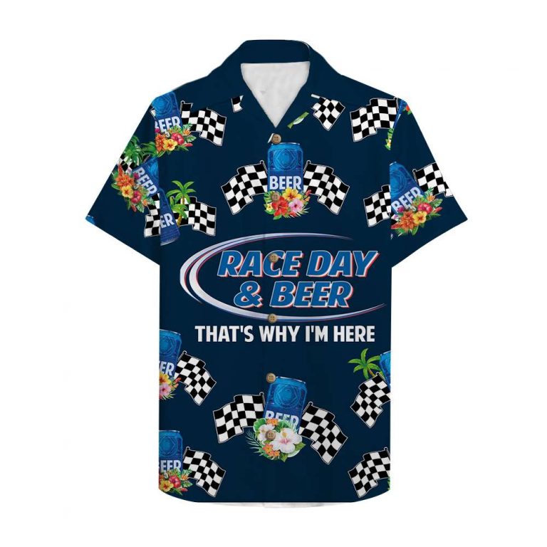 Track Racing Race Day And Beer Hawaiian Shirt 12