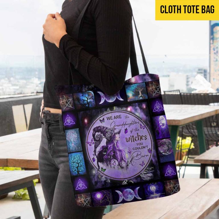 Triple Moon Wicked Witch Halloween tote bag 12