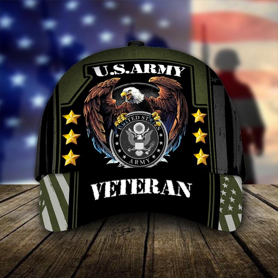 US Army Veteran Eagle cap hat 1