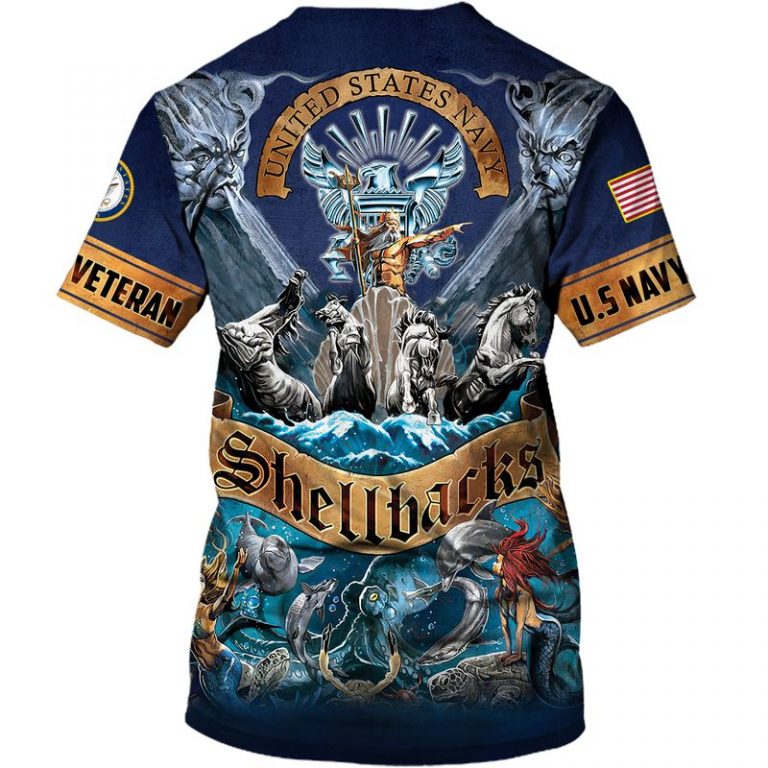 United States Navy Poseidon God Shellbacks 3d shirt hoodie 16