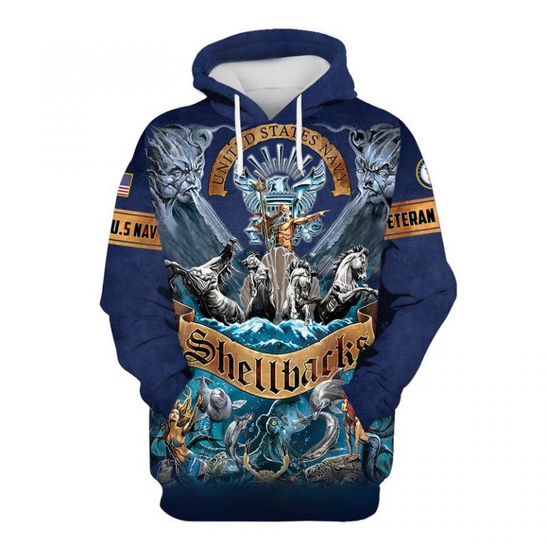 United States Navy Poseidon God Shellbacks 3d shirt hoodie 14