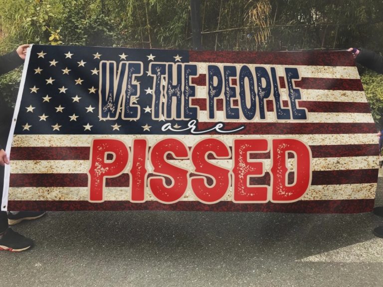 We The People Are Pissed Flag 10
