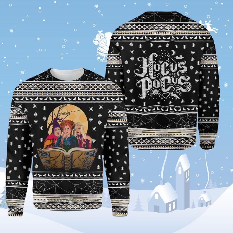 Witches Hocus Pocus Ugly Sweater 8