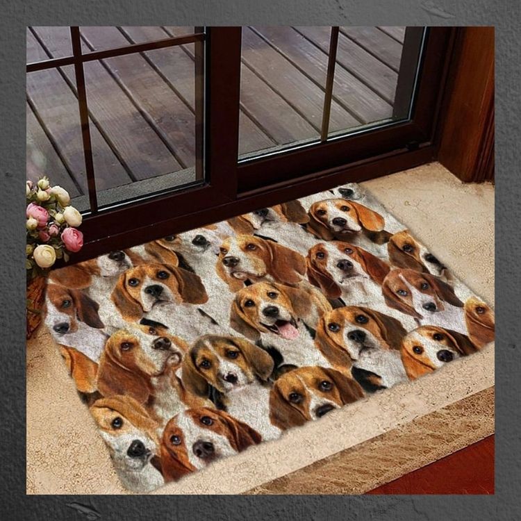 A Bunch Of Beagles Doormat