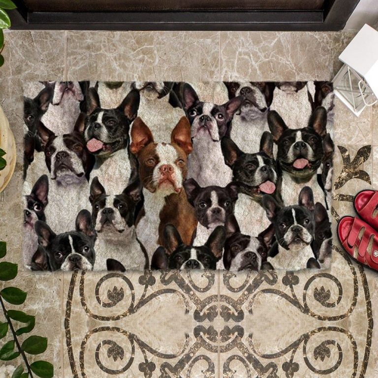 A Bunch Of Boston Terriers Doormat 6