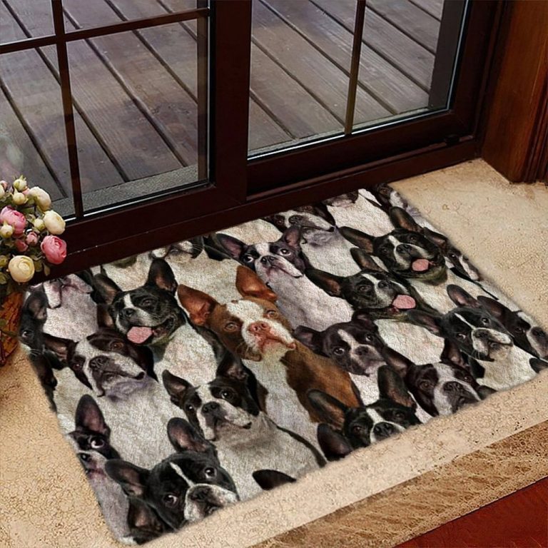 A Bunch Of Boston Terriers Doormat 7