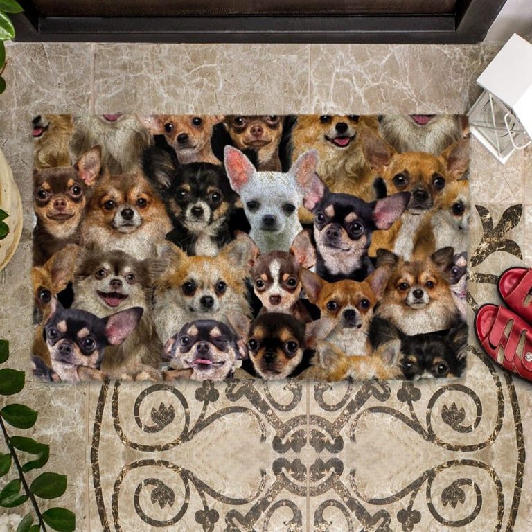 A Bunch Of Chihuahuas Doormat 7