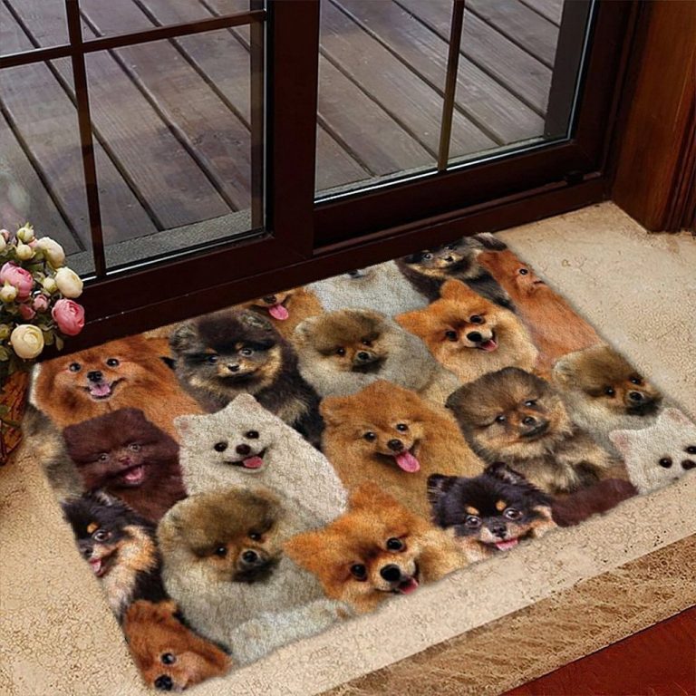 A Bunch Of Pomeranians Doormat 7