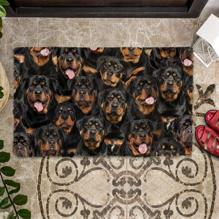 A Bunch Of Rottweilers Doormat 6