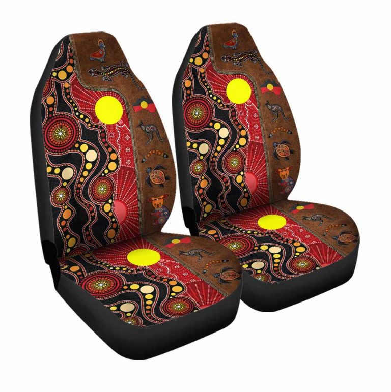 Aboriginal Australian car seat cover 12