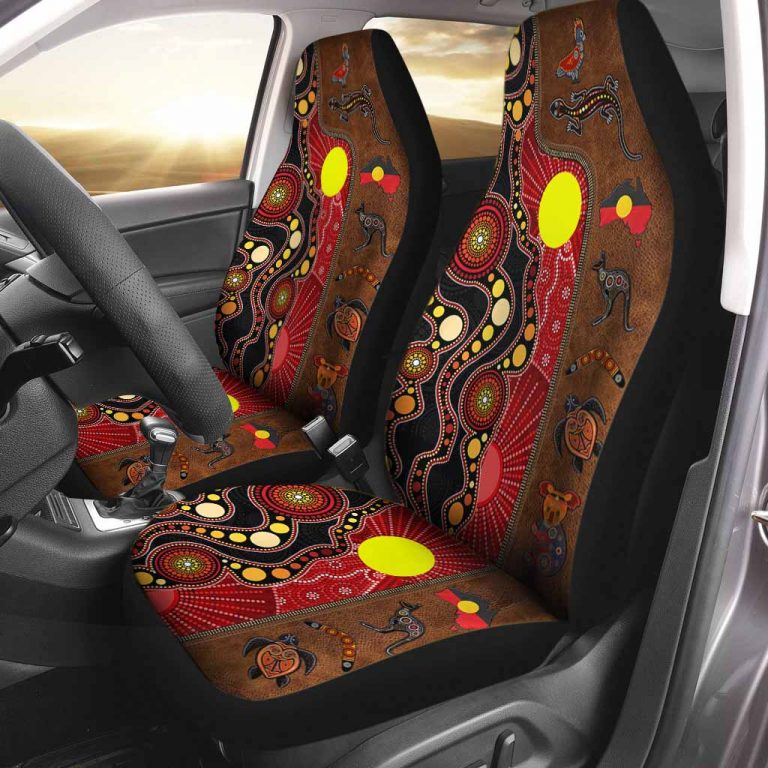 Aboriginal Australian car seat cover 10