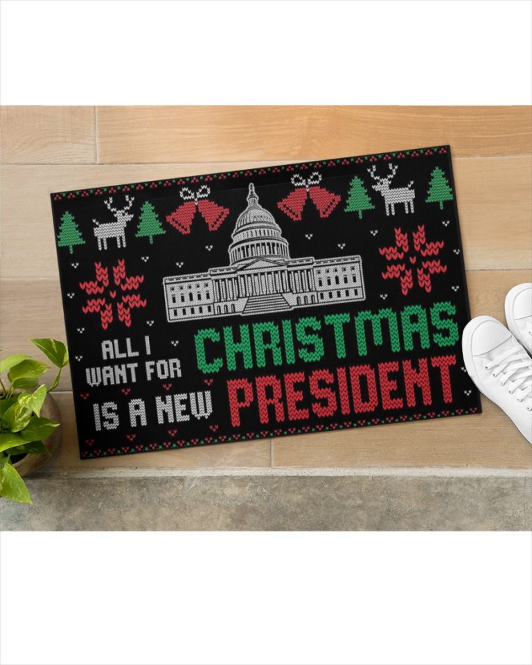 All I want for Christmas is a new president doormat 15