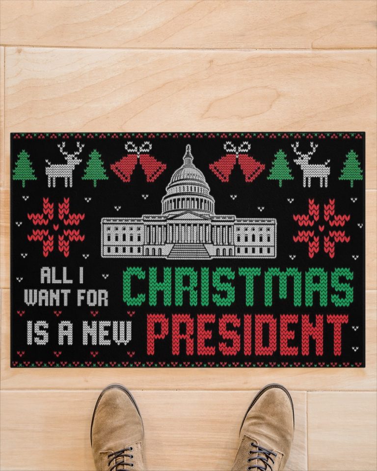 All I want for Christmas is a new president doormat 14