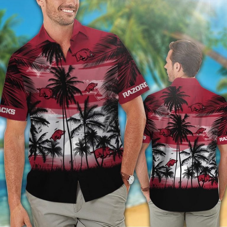 Arkansas Razorbacks Tropical hawaiian shirt 12