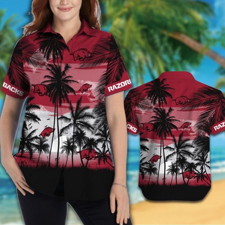 Arkansas Razorbacks Tropical hawaiian shirt 14