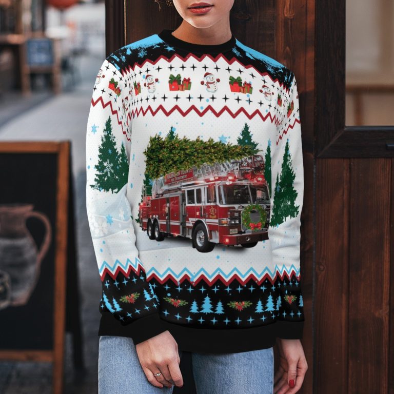 Arlington County Fire Department Christmas sweater, sweatshirt 12