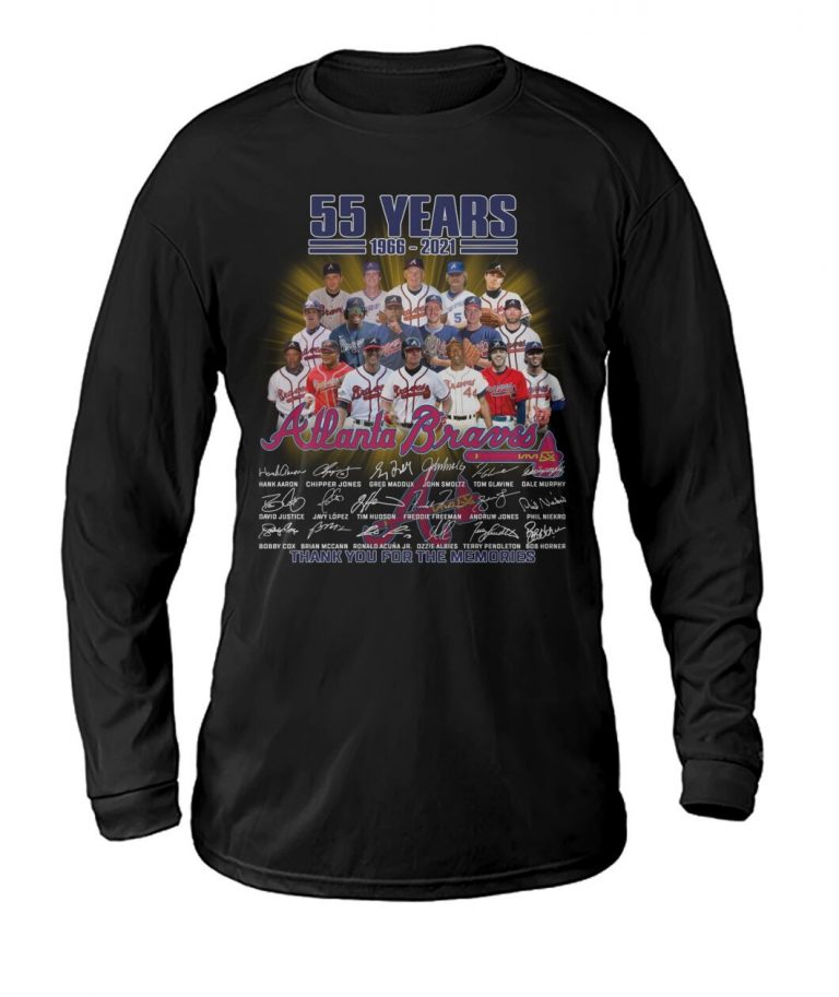 Atlanta Braves MLB 55 years thank you for the memories shirt, hoodie 14