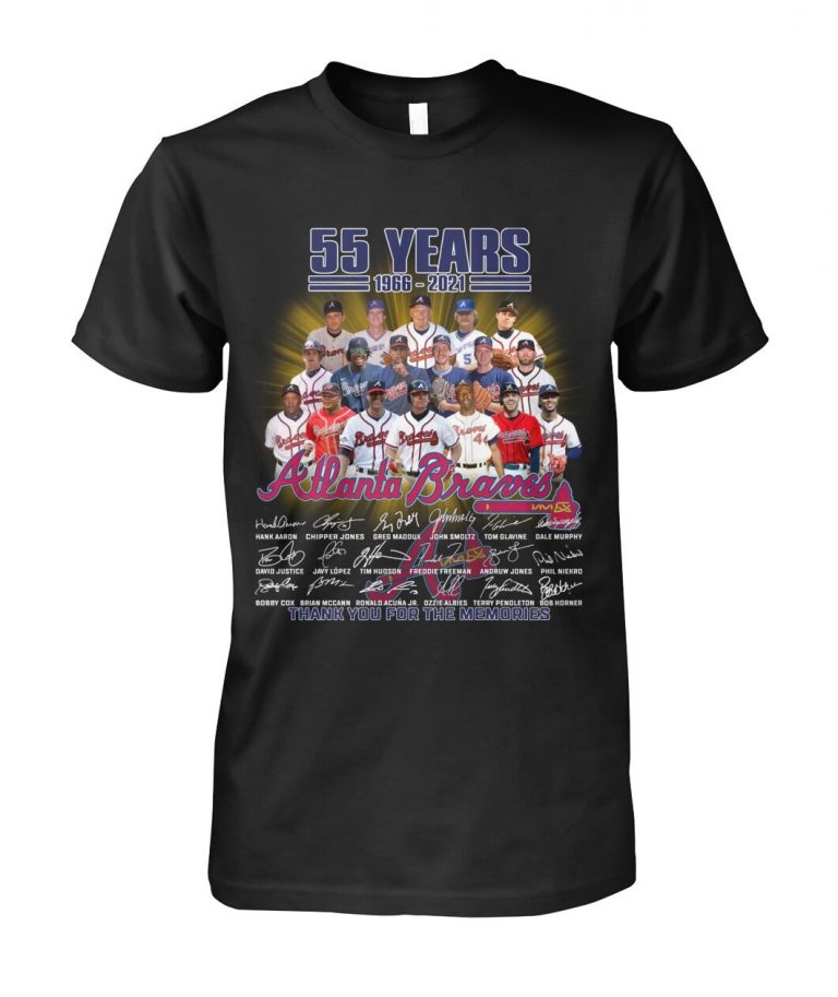 Atlanta Braves MLB 55 years thank you for the memories shirt, hoodie 13