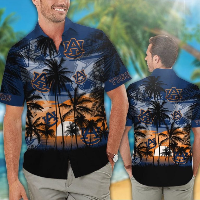 Auburn Tigers Tropical hawaiian shirt 12
