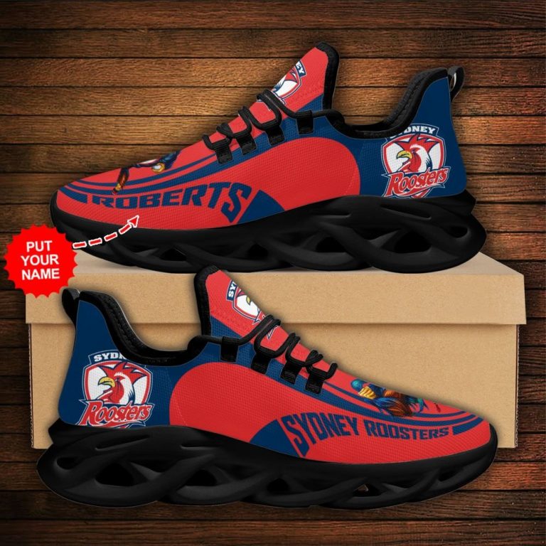 BEST Sydney Roosters custom Personalized name max soul sneaker shoes 10