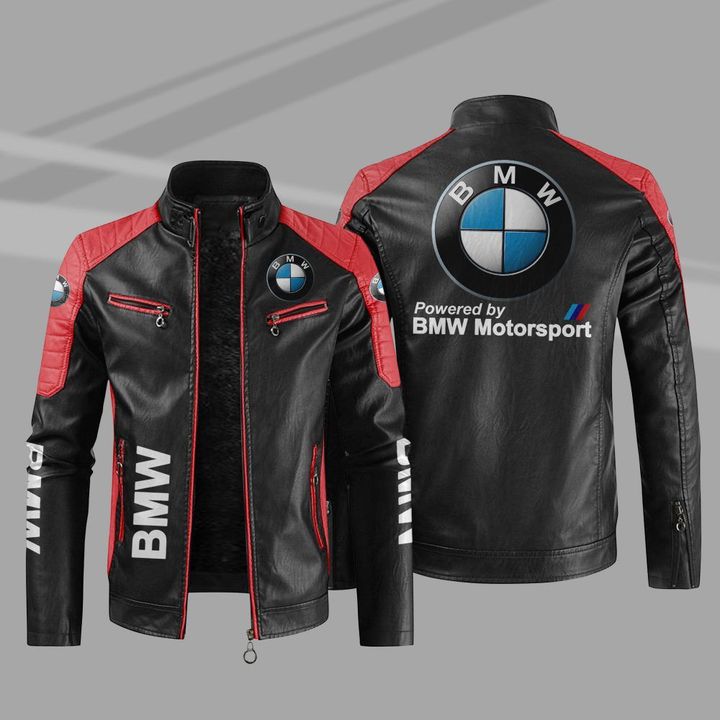 BMW Motorsport block leather jacket 18