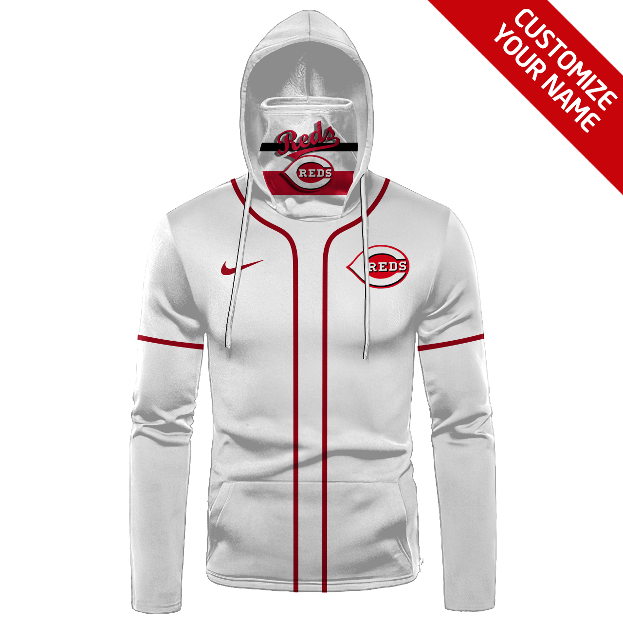 Cincinnati Reds logo 3d hoodie, hoodie mask 10