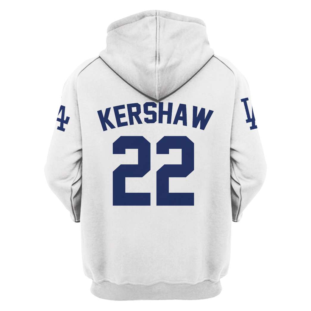 Clayton Kershaw 22 Los Angeles Dodgers 3d shirt, hoodie 7
