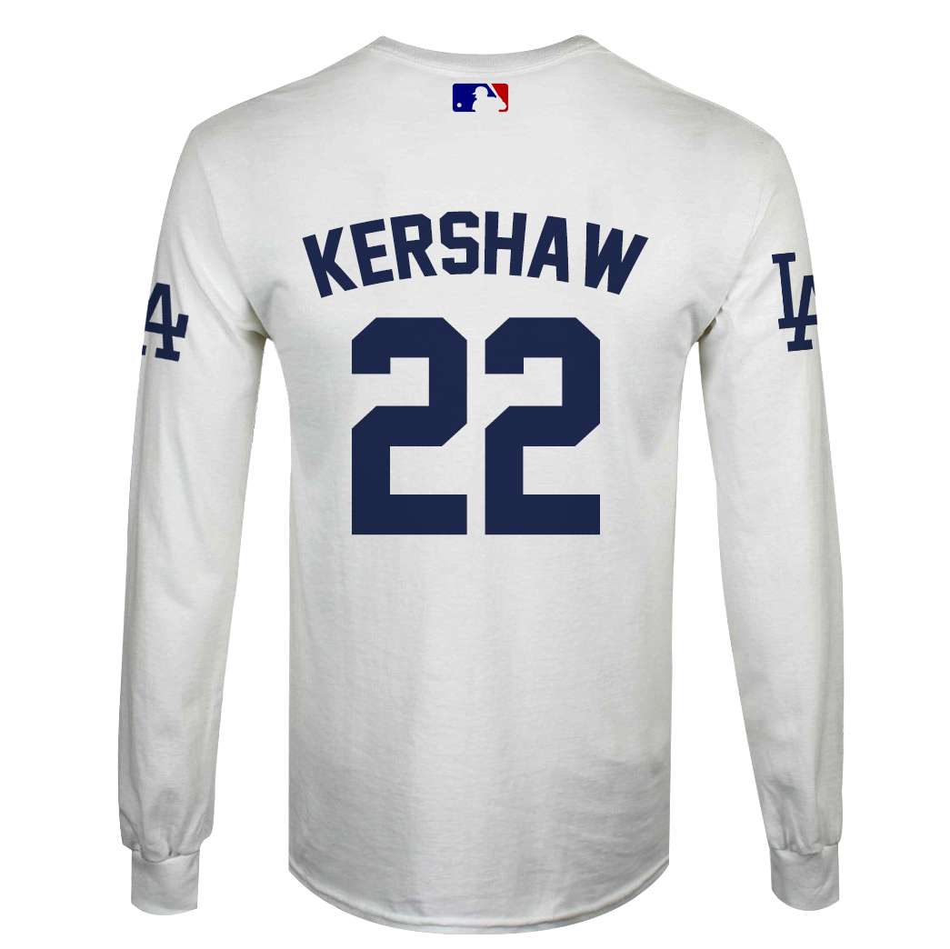 Clayton Kershaw 22 Los Angeles Dodgers 3d shirt, hoodie 4