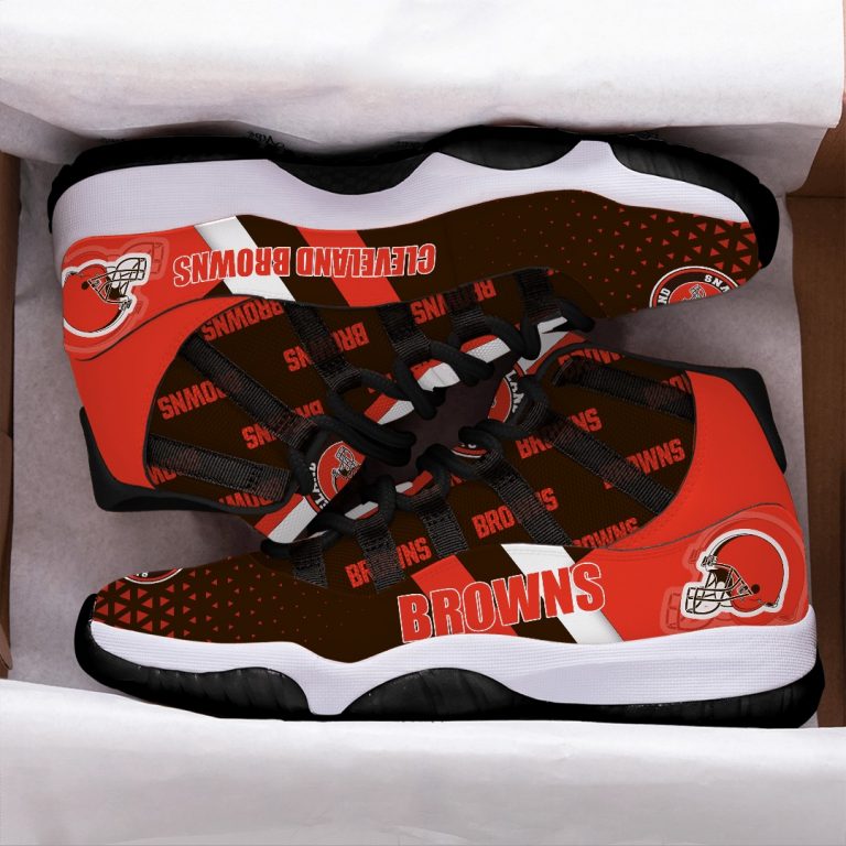 Cleveland Browns logo NFL Air Jordan 11 sneaker shoes 11