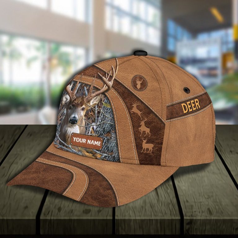Deer custom Personalized name cap hat 11