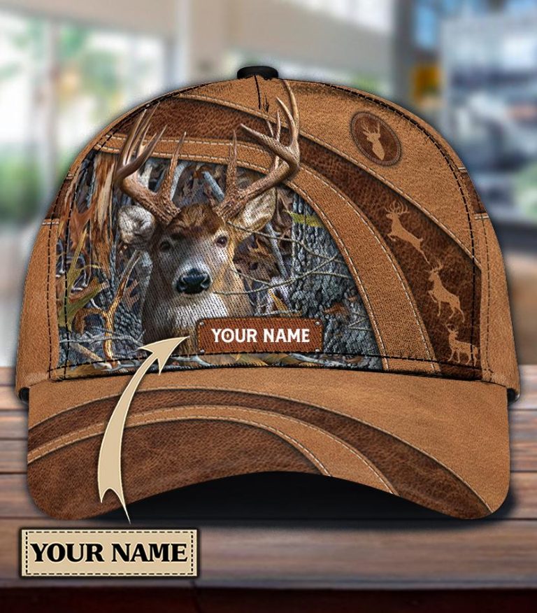 Deer custom Personalized name cap hat 10
